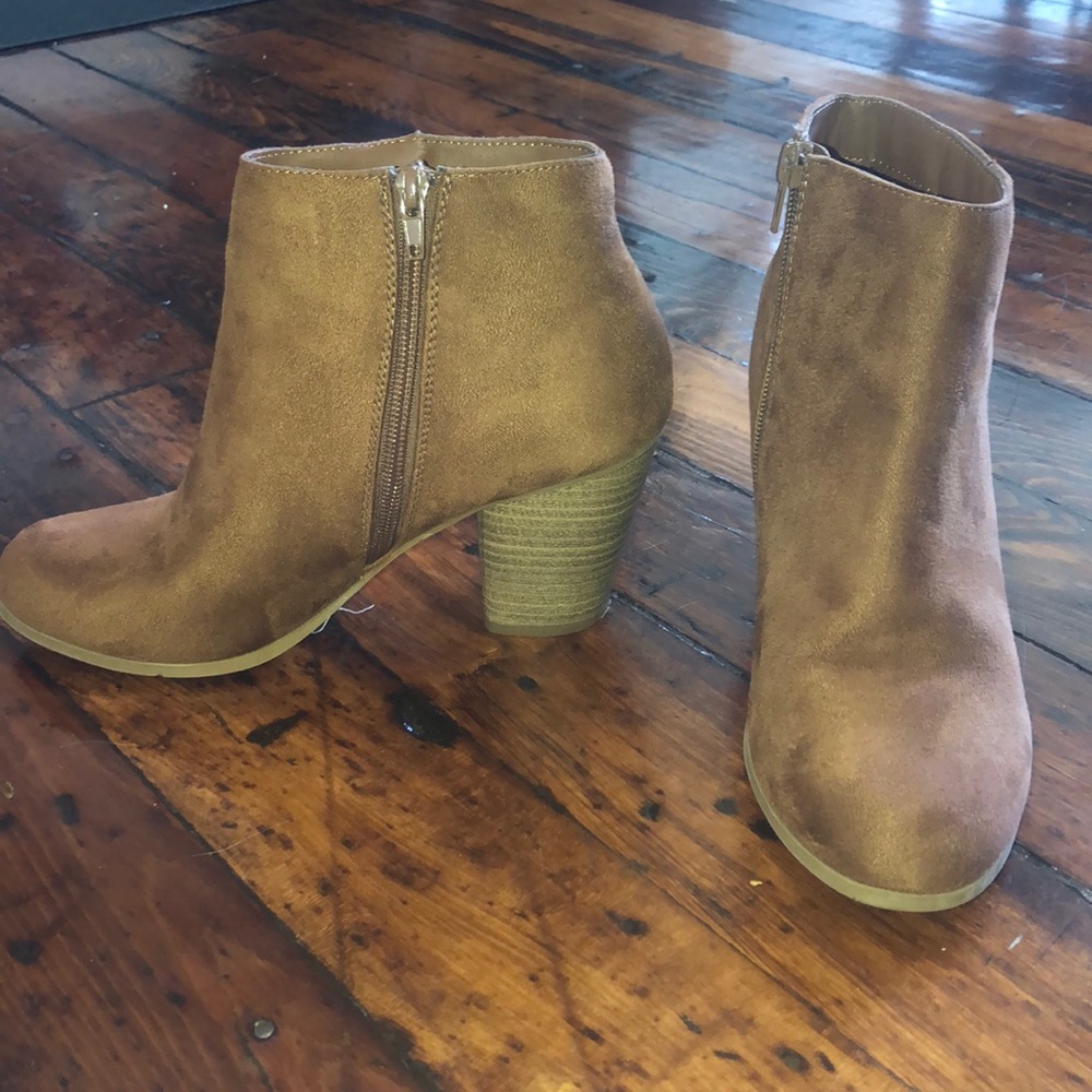 Suede Booties